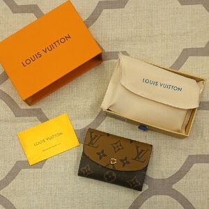 Louis Vuitton Tan and Brown Monogram Wallet  Date Code